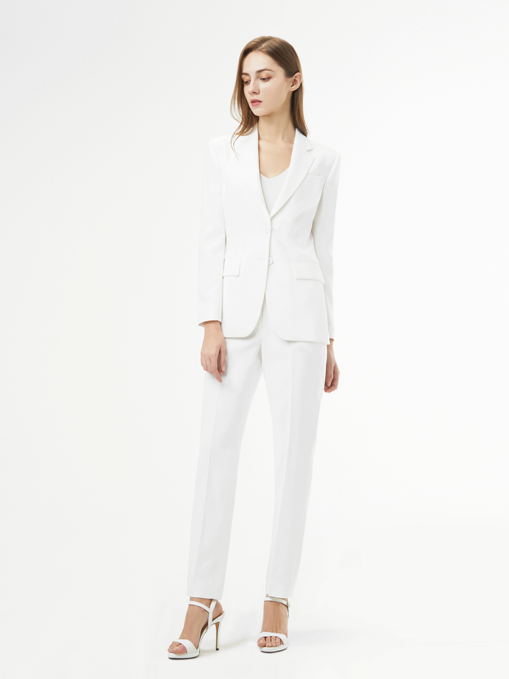 White SIngle Suit